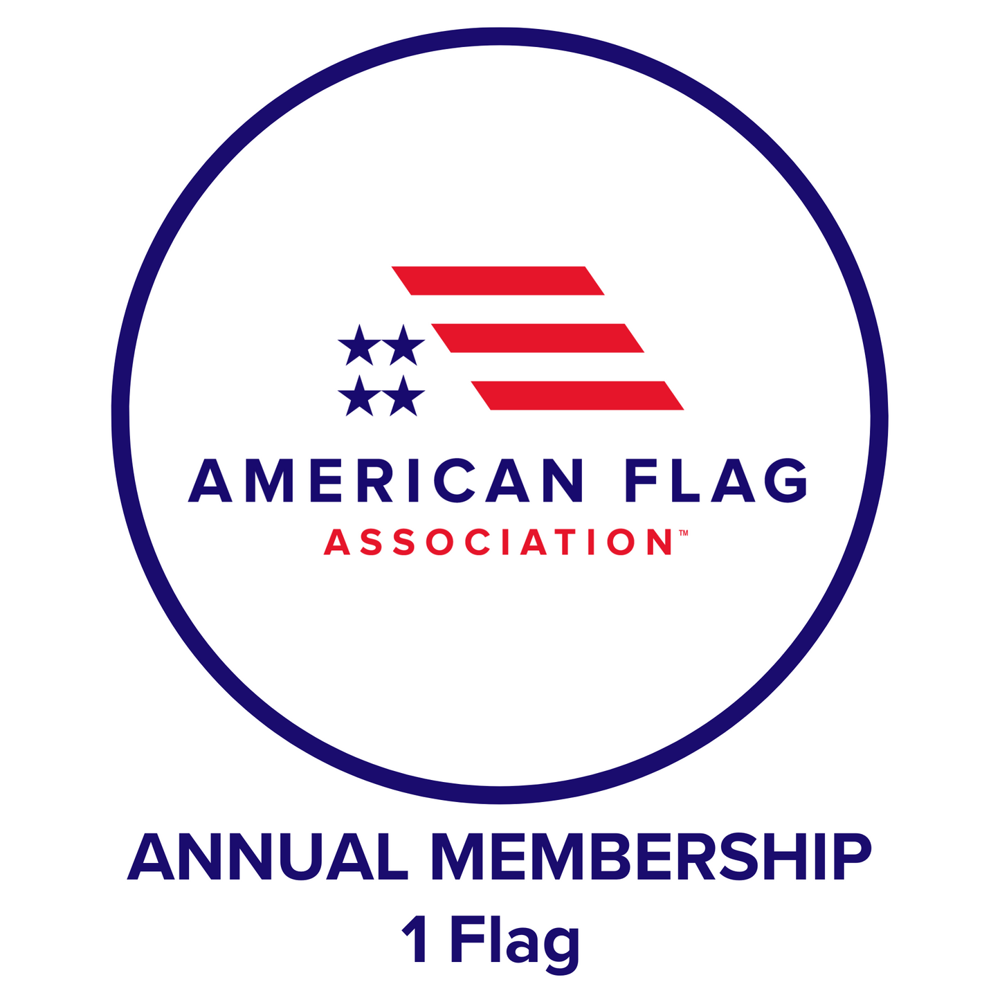 One (1) Flag - Annual Membership